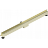 Mexen Flat Wall drain linéaire mural 2en1 110 cm, or - 1530110