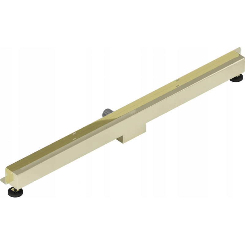 Mexen Flat Wall évacuation linéaire murale 2en1 120 cm, dorée - 1530120
