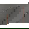 Mur de douche Mexen Kioto Walk-in 130 x 95 x 40 cm, transparent, laiton brossé - 800-130-095-221-65-00-040