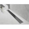 Mexen Flat M08 cache pour caniveau de douche 70 cm, noire - 1725070