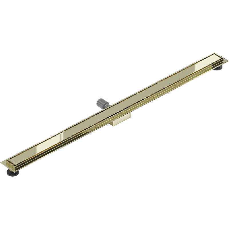 Mexen Flat M13 drain linéaire 2en1 130 cm, doré - 1510130