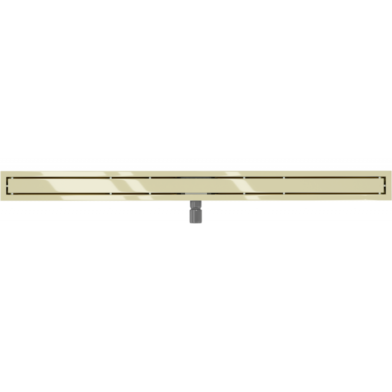 Mexen Flat M13 caniveau linéaire 2en1 140 cm, or - 1510140