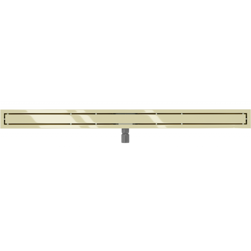 Mexen Flat M13 caniveau linéaire 2 en 1 160 cm, doré - 1510160