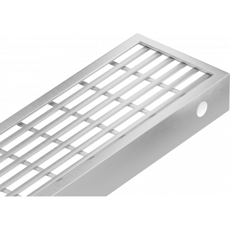 Mexen Flat M33 cache pour drain linéaire 90 cm, inox - 1033090