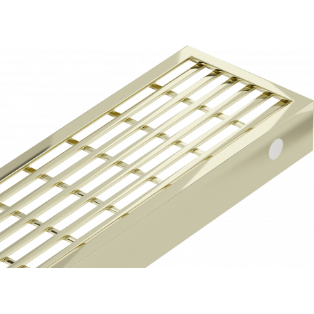 Mexen Flat M33 cache pour drain linéaire 100 cm, or - 15330100