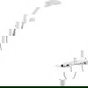 Mexen Bolt ensemble de douche mural avec pomme de douche et robinet, blanc/chrome - 78108-20