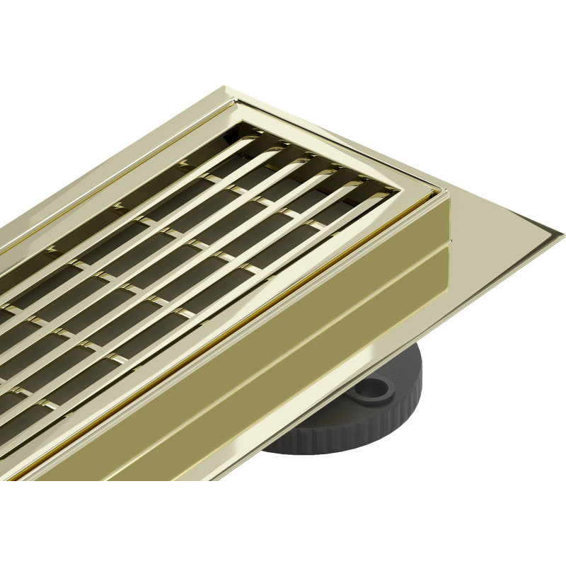 Mexen Flat M33 évacuation linéaire 60 cm, doré - 1533060-15