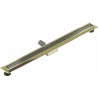 Mexen Flat M33 siphon linéaire 80 cm, doré - 1533080-15
