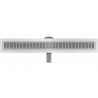 Mexen Flat 360° M33 canalisation linéaire rotative 50 cm, inox - 1033050-40
