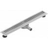 Mexen Flat 360° M33 canalisation linéaire rotative 60 cm, inox - 1033060-40