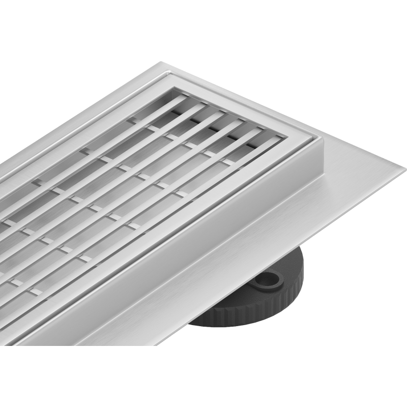 Mexen Flat 360° M33 canalisation linéaire rotative 60 cm, inox - 1033060-40