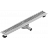 Mexen Flat 360° M33 siphon linéaire rotatif 70 cm, inox - 1033070-40