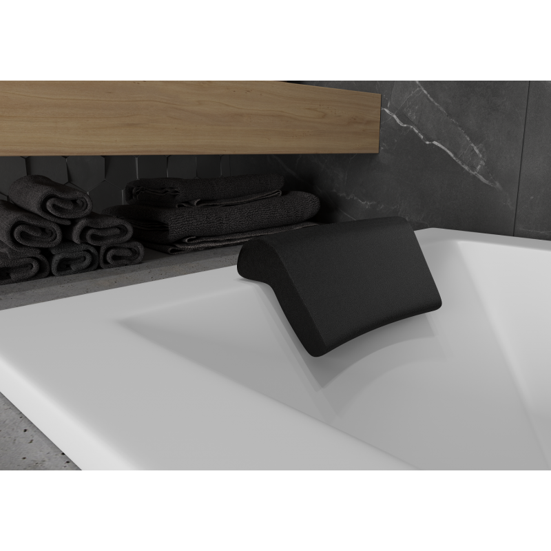 Mexen M10 appui-tête de baignoire, noir - 55010-70