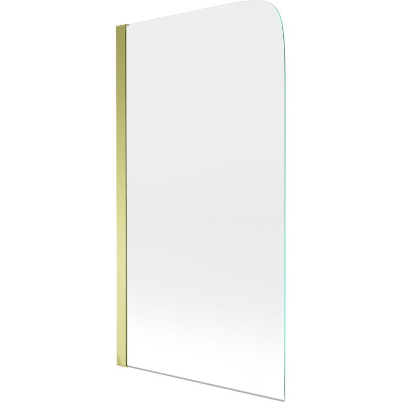 Mexen Felix paroi de baignoire 1-volet 70 x 140 cm, transparent, doré - 890-070-001-50-00