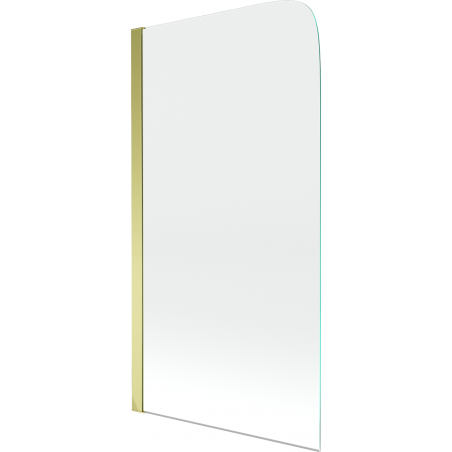 Mexen Felix paroi de baignoire 1-volet 70 x 140 cm, transparent, doré - 890-070-001-50-00