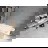 Mexen Alex écran de baignoire à 1 ailette 70 x 140 cm, Design noir - 893-070-001-70-77