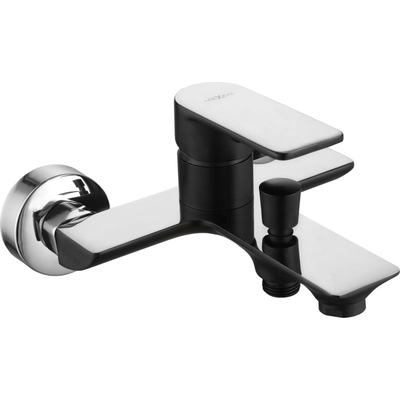 Mexen Alfa robinet de bain, Noir/Chrome - 745730-71