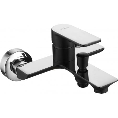 Mexen Alfa robinet de bain, Noir/Chrome - 745730-71