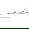 Mexen Vane porte-serviettes, Or - 7020924-50