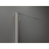 Mexen Kioto paroi de douche Walk-in 105 x 90 cm, transparent, nickel brossé - 800-105-202-97-00-090