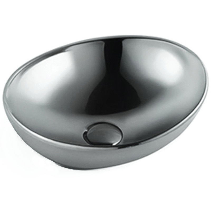 Mexen Elza lavabo de comptoir 40 x 33 cm, Argent - 21014087