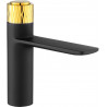 Mexen Zero+ robinet de lavabo, noir/doré - 71600-75