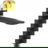 Mexen Zero+ robinet de lavabo, Noir/Or - 71600-75