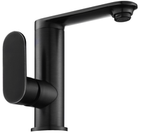 Mexen Milo robinet de lavabo avec poignée latérale, noir - 71305-70