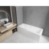 Mexen Cube baignoire rectangulaire 170 x 80 cm avec revêtement et pare-baignoire 1 volet 70 cm, transparent, noir - 550517080X9?