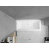 Mexen Cube baignoire rectangulaire 180 x 80 cm avec habillage et paroi de douche pivotante 75 cm, transparent, chrome - 5505180?
