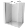 Paroi de douche Mexen Kioto Walk-in 135 x 120 cm, transparent, gun metal - 800-135-202-95-00-120