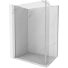 Mexen Kioto paroi de douche Walk-in 155 x 40 cm, transparente, chromée - 800-155-212-01-00-040