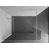 Mexen Kioto paroi de douche Walk-in 145 x 30 cm, transparente, blanche - 800-145-212-20-00-030