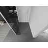 Mexen Kioto cloison de douche Walk-in 140 x 40 cm, transparent, blanc - 800-140-212-20-00-040