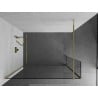Mexen Kioto panneau de douche Walk-in 90 x 30 cm, transparent, doré - 800-090-212-50-00-030