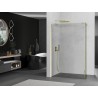 Mexen Kioto paroi de douche Walk-in 95 x 40 cm, transparent, dorée - 800-095-212-50-00-040