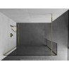 Mexen Kioto paroi de douche Walk-in 95 x 40 cm, transparent, dorée - 800-095-212-50-00-040