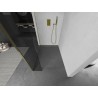 Mexen Kioto paroi de douche Walk-in 95 x 40 cm, transparent, dorée - 800-095-212-50-00-040