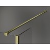 Mexen Kioto paroi de douche Walk-in 105 x 40 cm, transparent, or brossé - 800-105-212-55-00-040