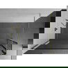 Mexen Kioto paroi de douche Walk-in 100 x 40 cm, motif noir, finition dorée brossée - 800-100-212-55-70-040