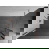 Kioto paroi de douche Walk-in 140 x 40 cm, motif noir, doré rose - 800-140-212-60-70-040