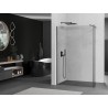 Mexen Kioto paroi de douche Walk-in 125 x 30 cm, transparent, gris canon brossé - 800-125-212-66-00-030