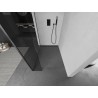 Mexen Kioto paroi de douche Walk-in 125 x 30 cm, transparent, gris canon brossé - 800-125-212-66-00-030