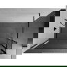 Mexen Kioto paroi de douche Walk-in 140 x 40 cm, motif noir, noire - 800-140-212-70-70-040