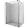 Mexen Kioto paroi de douche Walk-in 140 x 30 cm, transparente, gun metal - 800-140-212-95-00-030