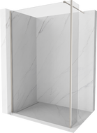 Kioto panneau de douche Walk-in 100 x 30 cm, transparent, nickel brossé - 800-100-212-97-00-030