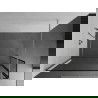 Mexen Kioto paroi de douche Walk-in 140 x 40 cm, motif noir, nickel brossé - 800-140-212-97-70-040