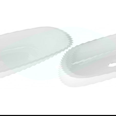 Mexen Araks lavabo à comptoir en verre 54 x 39 cm, Blanc - 24155430