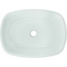 Mexen Araks vasque à poser en verre 54 x 39 cm, blanche - 24155430