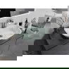 Mexen Araks lavabo à comptoir en verre 54 x 39 cm, Blanc - 24155430